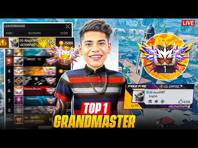 [Live] No MastiTop 1 TodayDay 22 New Season Grandmaster Road to Top-1-Garena Free Fire!!