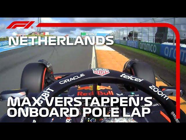 Max Verstappen's Pole Lap | 2023 Dutch Grand Prix | Pirelli