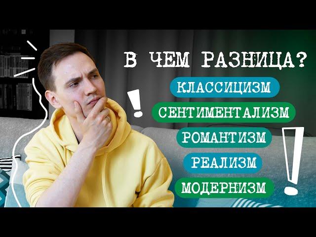 Направления в русской литературе | Классицизм, Сентиментализм, Романтизм, Реализм | ЕГЭ литература