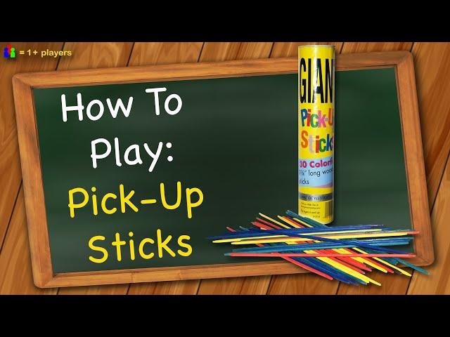 How to play Pick-Up Sticks