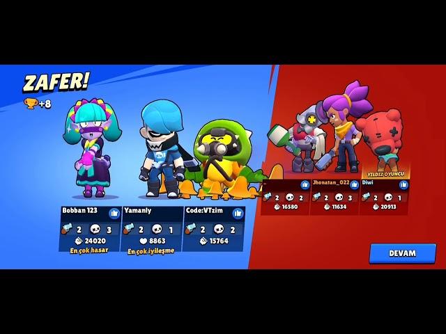 Brawl stars oynuyorum.(Başlayalı uzun zaman olmadı kupam biraz az)