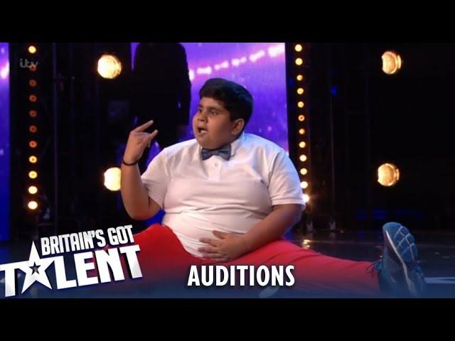 Akshat Singh: Incredible Fun Indian Dance Kid Gets The GOLDEN BUZZER! Britain's Got Talent 2019