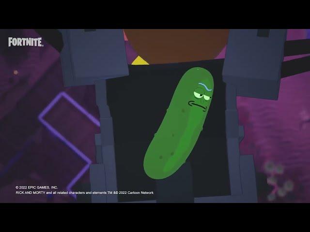 Fortnite X Rick And Morty: PICKLE RICK Trailer!