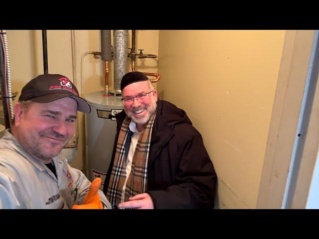 Mikey Pipes SAVES The Day with Emergency Water Heater for FREE!