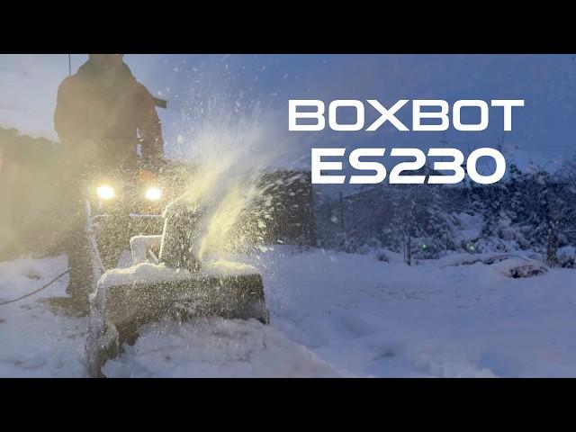 Обзор электрического снегоуборщика Boxbot ES 230