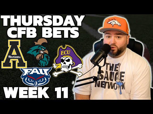 Thursday CFB Picks & Predictions Week 11 - College Football Picks With Kyle Kirms