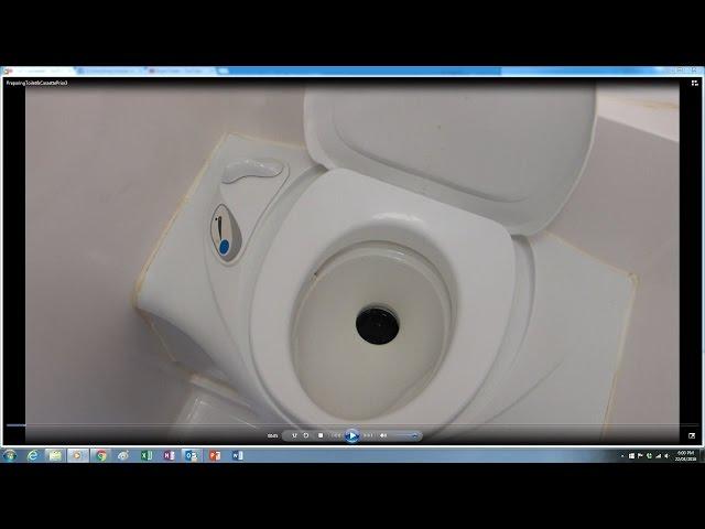 Caravan Toilet Operation & Preparing Cassette - for Beginners - Fozzie's Views