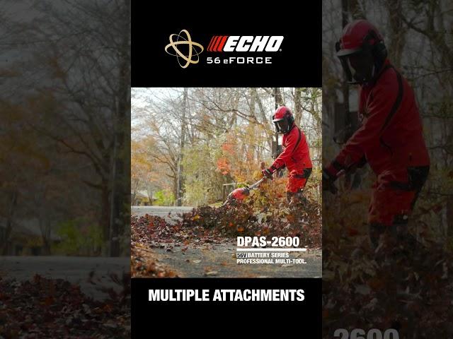 ECHO DPAS-2600 56V professional multi-tool. Connections that matter.