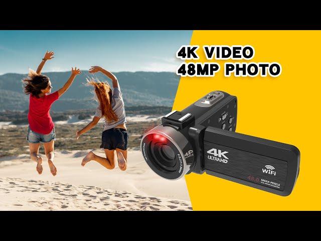 E-Sky  |  Retro Filming, 4K Black Handheld DV Camcorder Come Back!