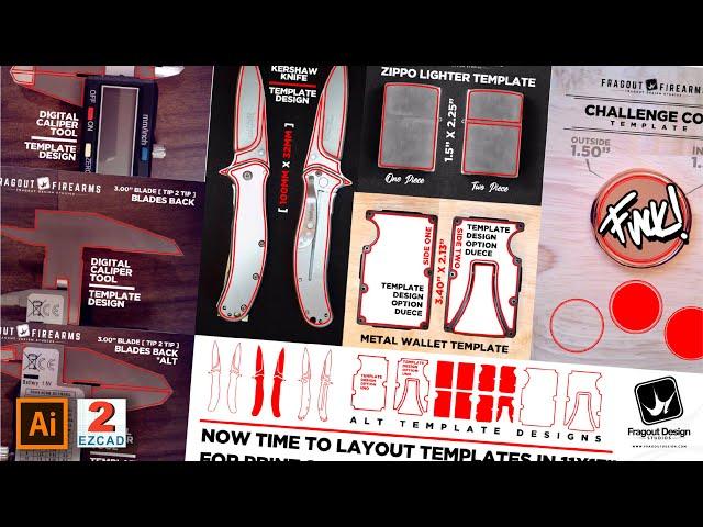 Fiber Laser Engraving Starter Kit Vector Design Bundle Timelapse video by Fragout Firearms