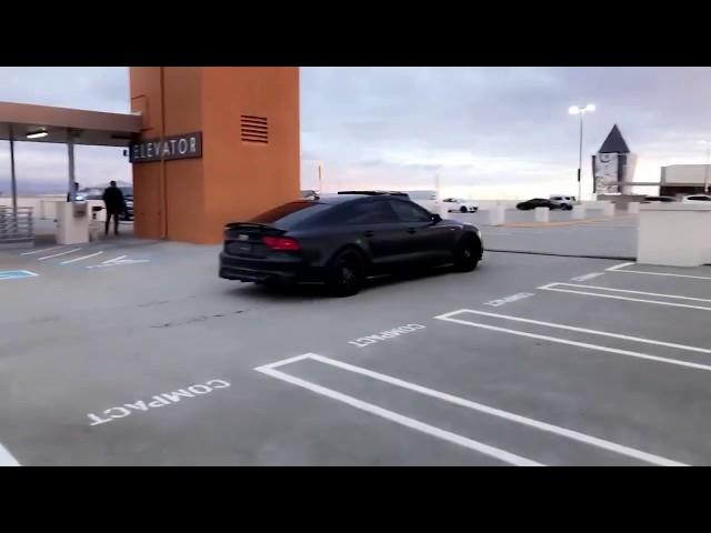 Audi A7 exhaust hitting rev limiter