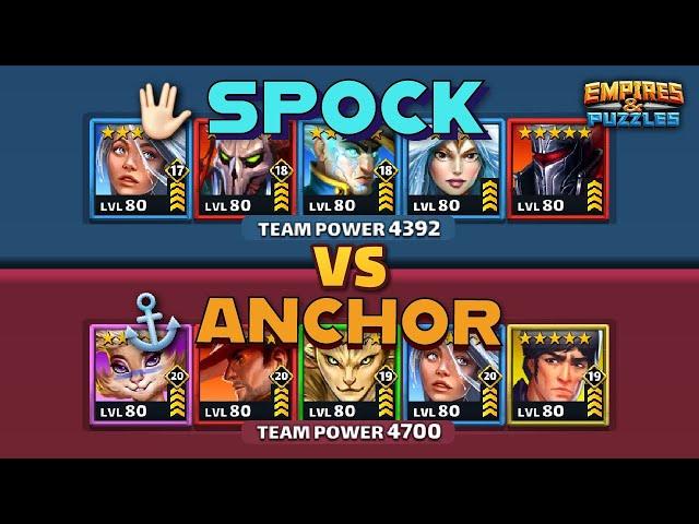 Mr. Spock vs. Anchor - A Battle of the Ages - Empires and Puzzles