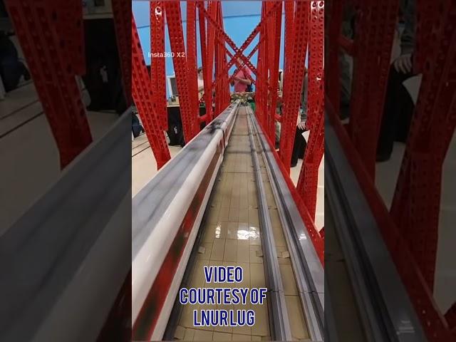LEGO Train's on Iconic Fourth Rail Bridge #shorts