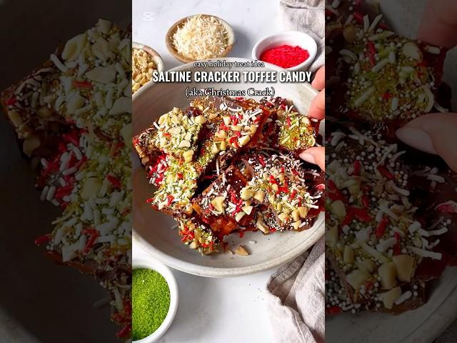 Christmas Crack / Saltine Cracker Toffee Candy https://lifemadesweeter.com/christmas-crack/