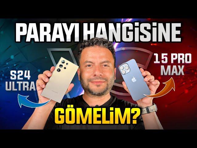 Samsung Galaxy S24 Ultra vs iPhone 15 Pro Max kıyaslama!