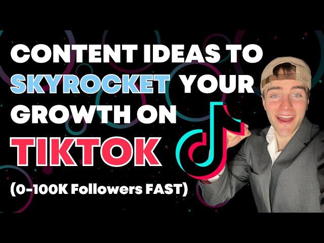 TikTok Content Ideas To SKYROCKET Growth In 2022 (0-100K Followers FAST)