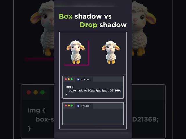 Box-shadow V/S Drop-shadow