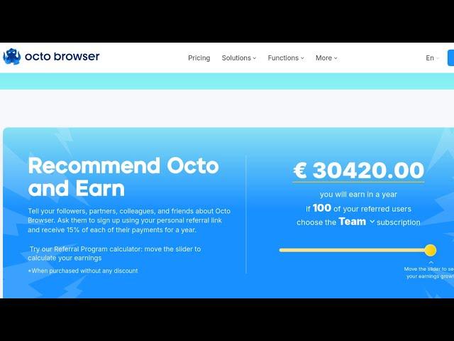 Earn €30,420 A Year With Octo Browser Affiliate Program