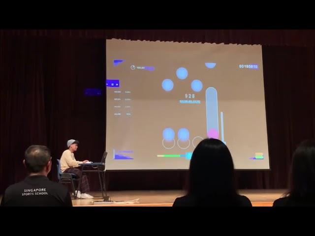 So I played osu!mania for my school talent show...