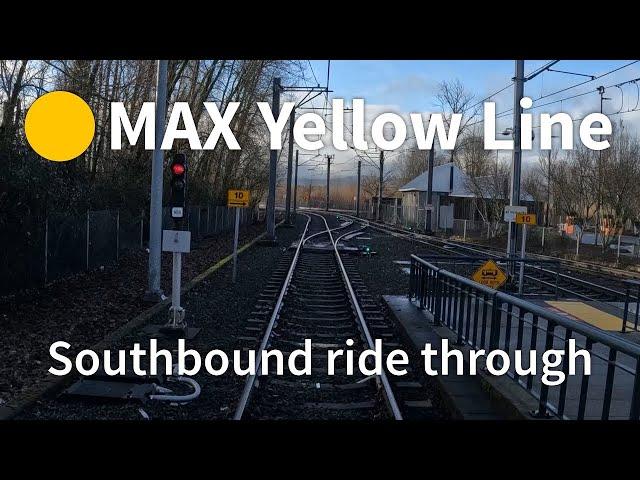 MAX Yellow Line Southbound Timelapse