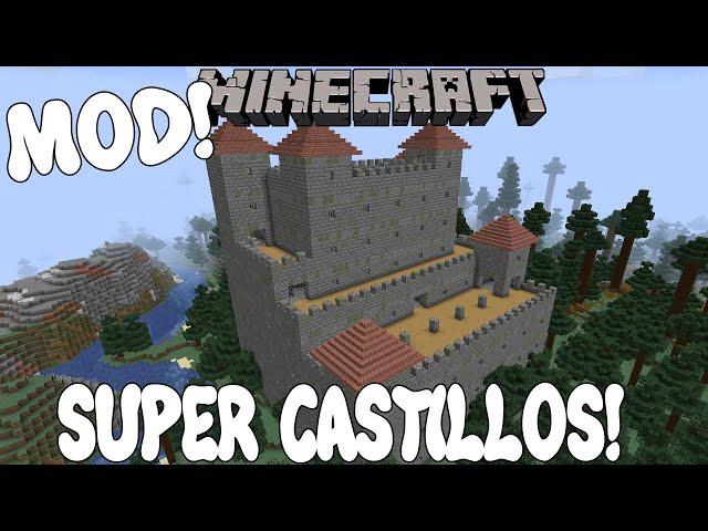 SUPER CASTILLOS! Minecraft 1.16.5 MOD CASTLE DUNGEONS!