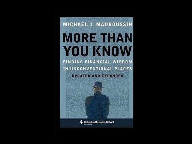 More Than You Know Finding Financial Wisdom in Unconventional Places - Audiobook