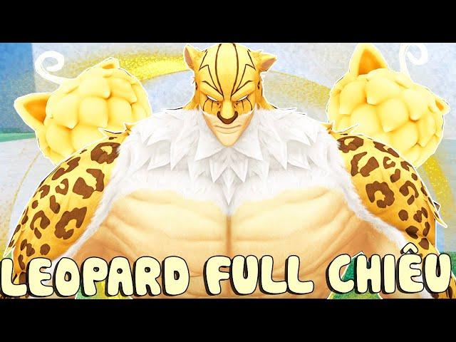 Roblox - FULL CHIÊU THỨC TRÁI ÁC QUỶ BÁO ĐỐM LEOPARD QUÁ KHỦNG PVP SIÊU DỄ - Fruit Battlegrounds