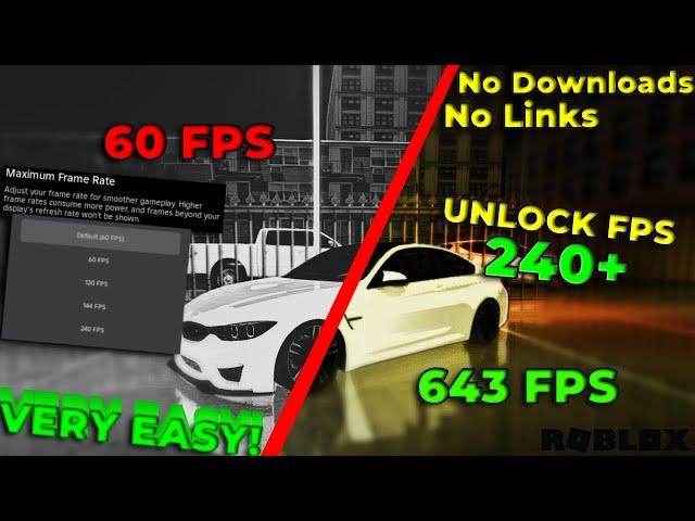 [2024] How To Unlock FPS On Roblox - No Downloads/No Links - Fully Working Easy METHOD