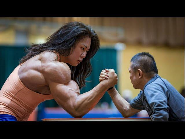 THIS YOUNG ARMWRESTLER GIRL WILL AMAZE YOU : LAYLA