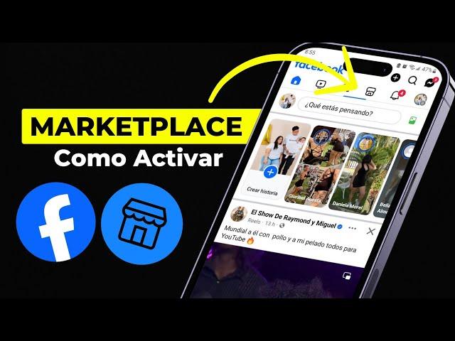 COMO ACTIVAR MARKETPLACE EN FACEBOOK IPHONE/ANDROID 2024️