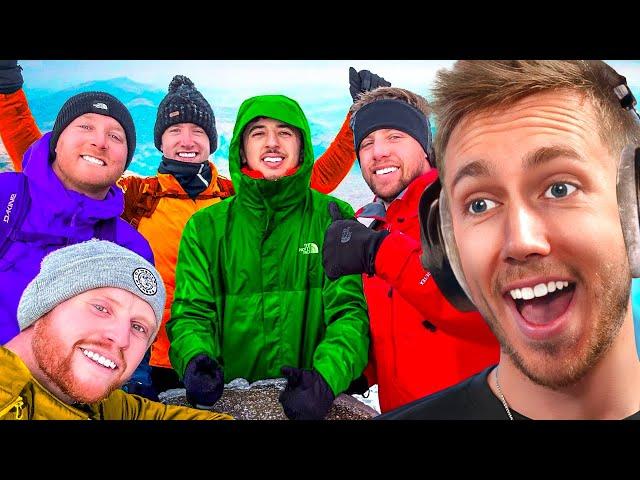 Miniminter Reacts To YouTubers Climbing A Mountain