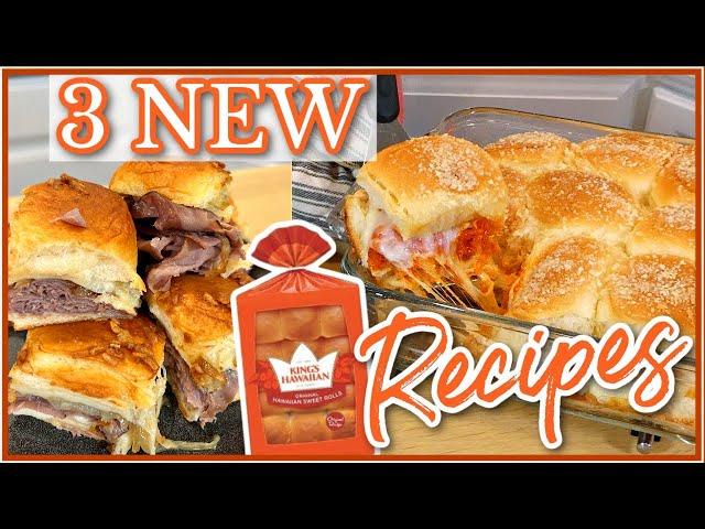 3 EASY Recipes using Hawaiian Rolls! | Our Favorite Appetizers!