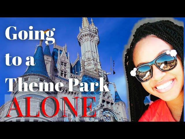 Is it WEIRD to go to a theme park ALONE? (Solo Travel Tips)