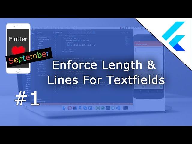 Flutter Tutorial - Textfield - Enforce Length & Lines
