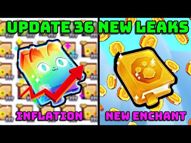  DOUBLE COINS ENCHANT, RAINBOW EGGS INFLATION, AND MORE - UPDATE 36 NEW LEAKS IN PET SIMULATOR 99