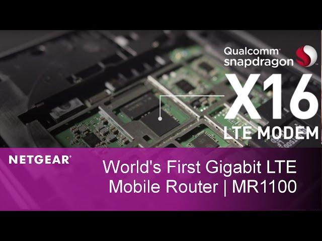 World's First Commercial Gigabit LTE Mobile Router MR1100 | NETGEAR