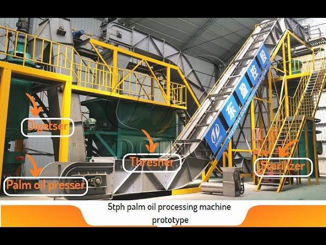 Small scale palm oil production line from Henan Glory Company