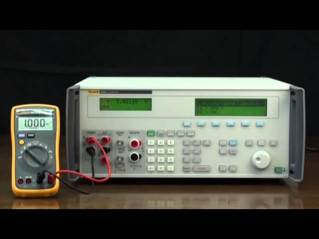 The 5080A Multi-Product Calibrator: Calibrating a Digital Multimeter