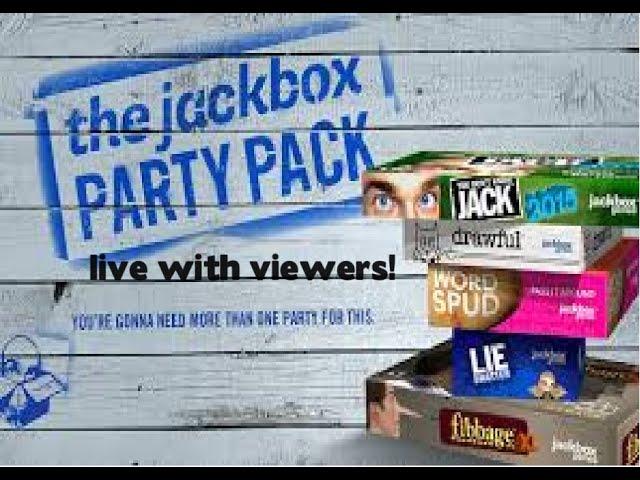 The Jackbox Party Pack live with viewers!