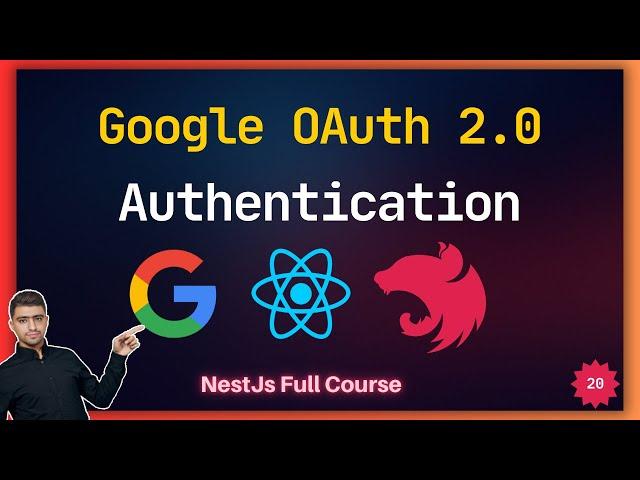 NestJS Google OAuth 2 + React App