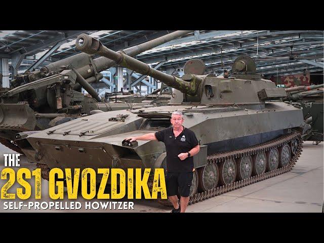 The 2S1 Gvozdika 122mm Self-Propelled Howitzer!