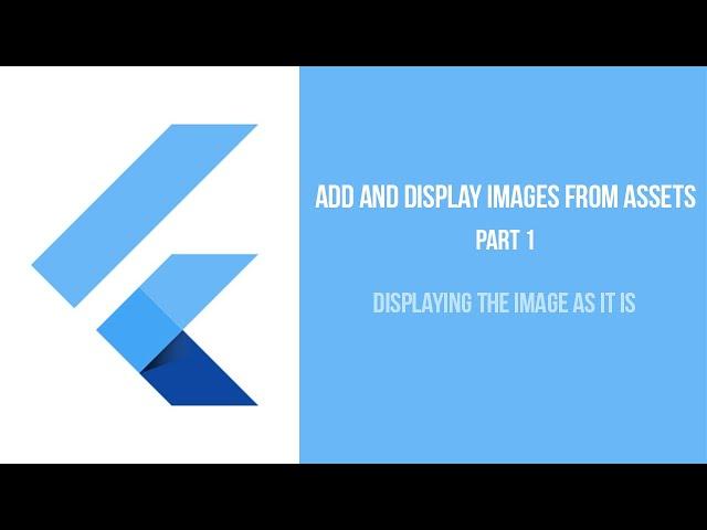 Flutter - Add Asset Image