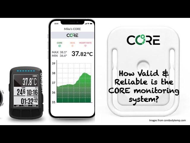 How valid and reliable is the CORE temperature monitor?