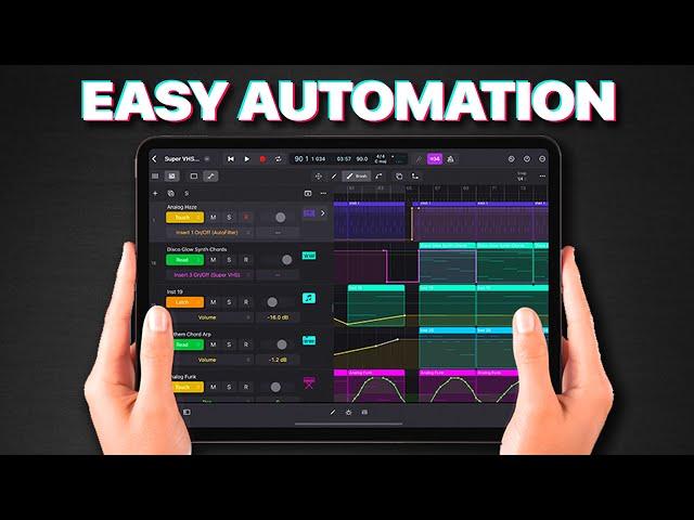 Logic Pro for iPad Tutorial // Automation