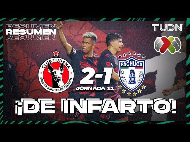 HIGHLIGHTS | Tijuana 2-1 Pachuca | Liga Mx -AP2024 - J11 | TUDN