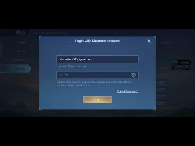 How to login ML account to another ML account