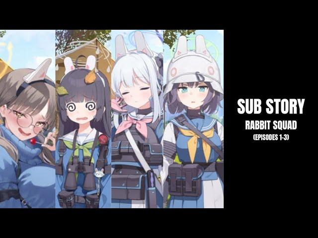 Daily Life Story with RABBIT Squad (Episodes 1-3) | Blue Archive