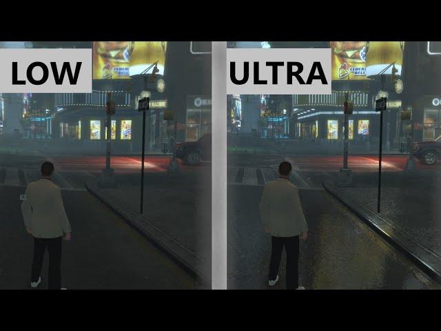 GTA 4 - Low vs Max Graphics Comparison [FullHD] [60fps] - GTA 4 10 Year Anniversary