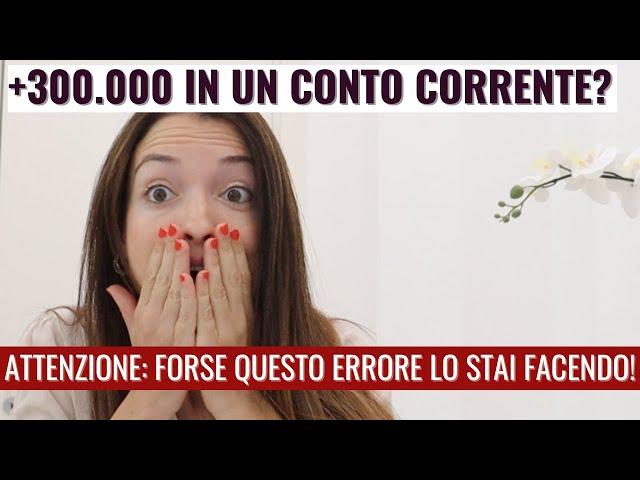 Lasciare 380.000 euro sul conto corrente? | INVESTIMENTI TUOI