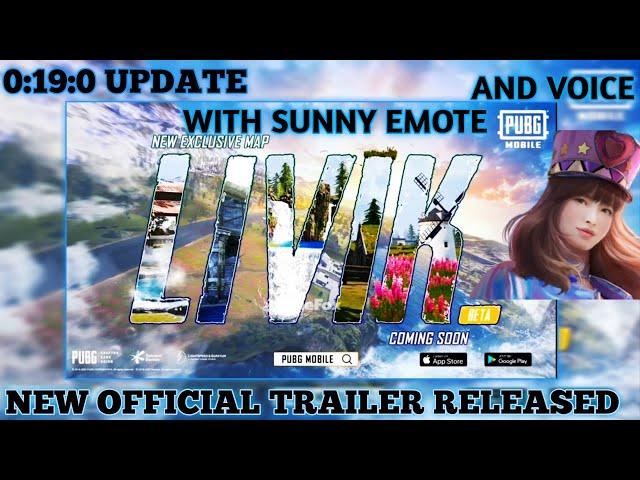 EXCLUSIVE LIVIK MAP OFFICIAL TRAILER RELEASED AND NEW SUNNY CHARACTER EMOTES AND VOICES_PUBG MOBILE